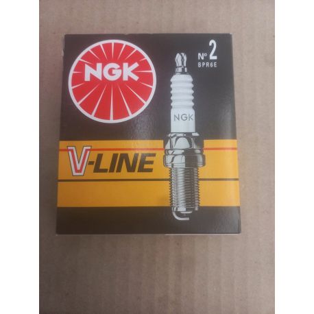 Свечи зажигания NGK V-LINE 2 BPR6E (2268) 8 - клп . Комплект 4 шт . Оригинал